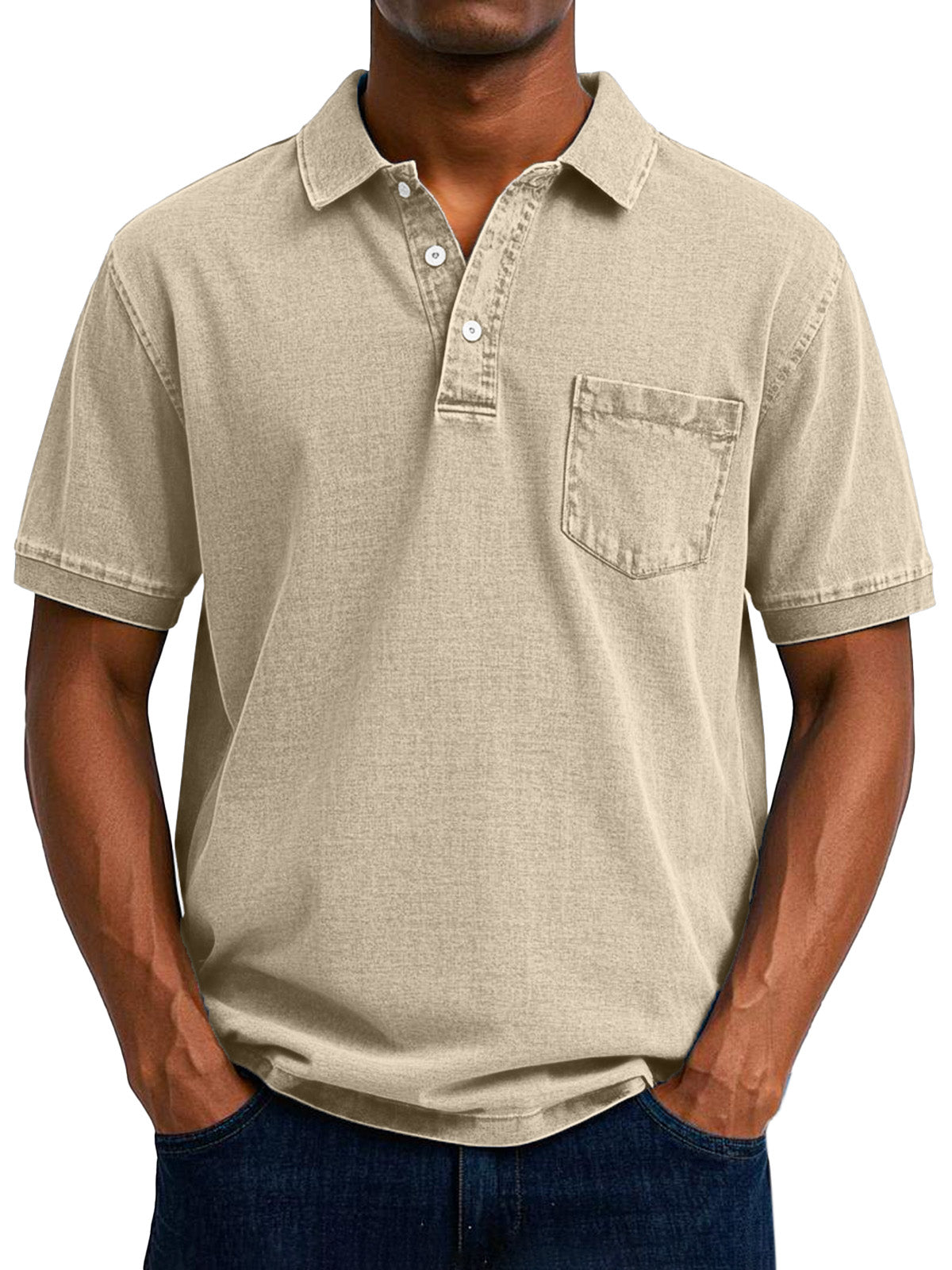 Maxime | Casual vintage poloshirt voor heren 6