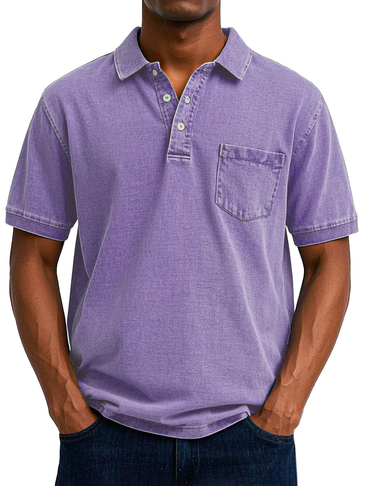 Maxime | Casual vintage poloshirt voor heren 9