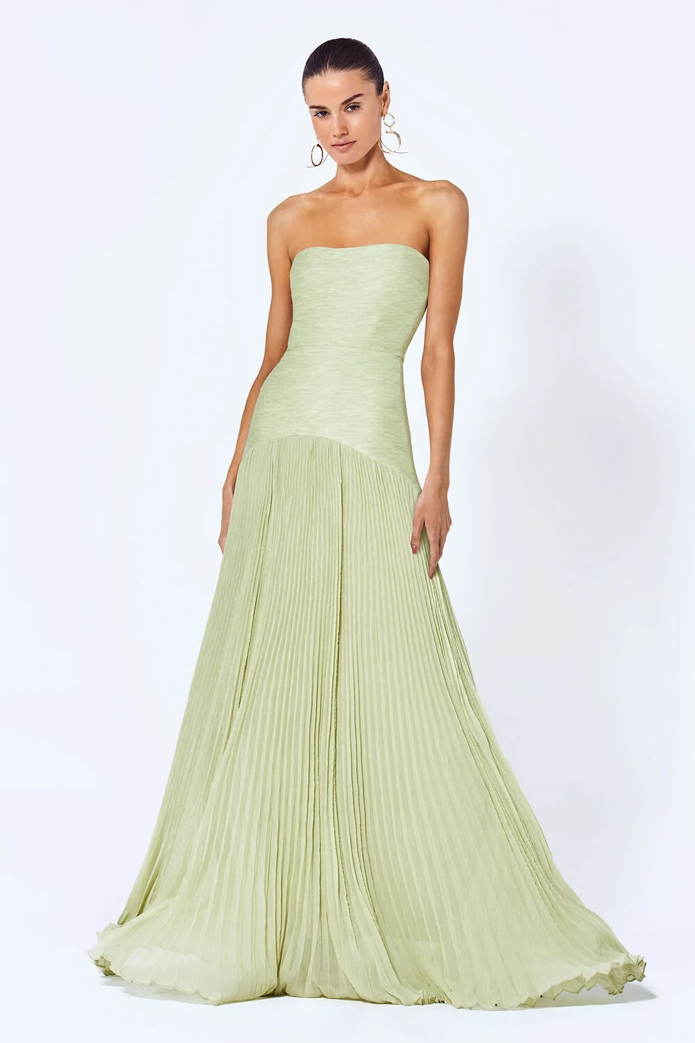 Maya - Mouwloze maxi-jurk met verlaagde taille 3