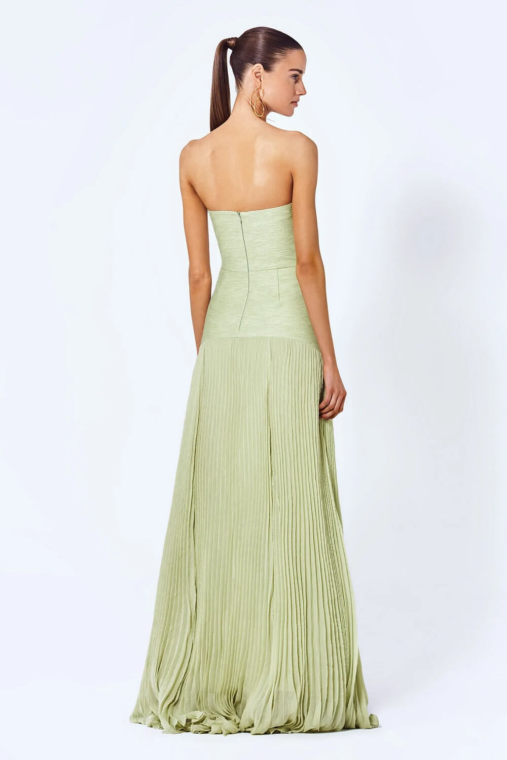 Maya - Mouwloze maxi-jurk met verlaagde taille 4