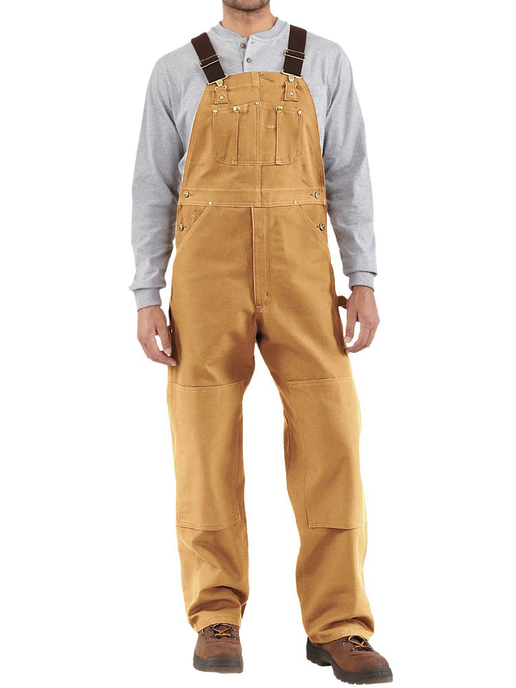 Heren Duck Bib Overall Canvas Werkkleding Dungarees