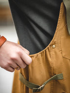 Heren Loose Stretch Overalls met Unieke Zak