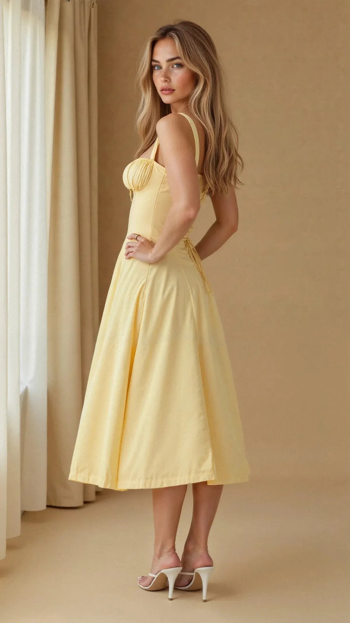 Midi-taillejurk 3