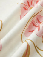 Mini-jurk zonder mouwen met bloemenprint 7