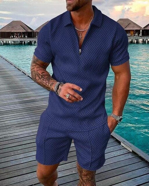 Luxe Zomerset Voor Heren | Tweedelige Set Met Polo en Short