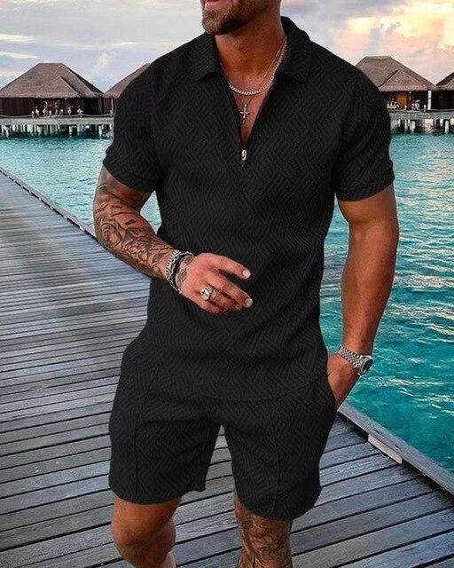 Luxe Zomerset Voor Heren | Tweedelige Set Met Polo en Short
