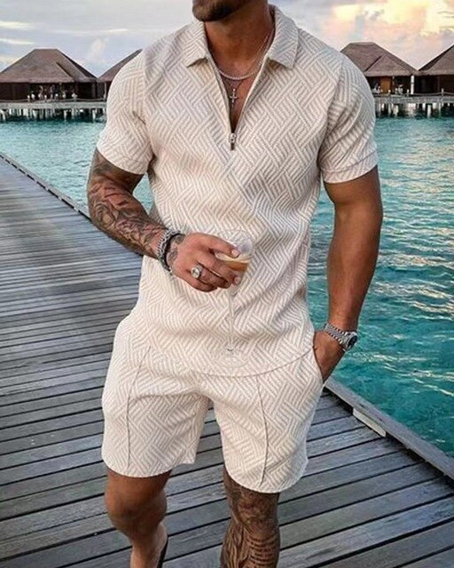 Luxe Zomerset Voor Heren | Tweedelige Set Met Polo en Short