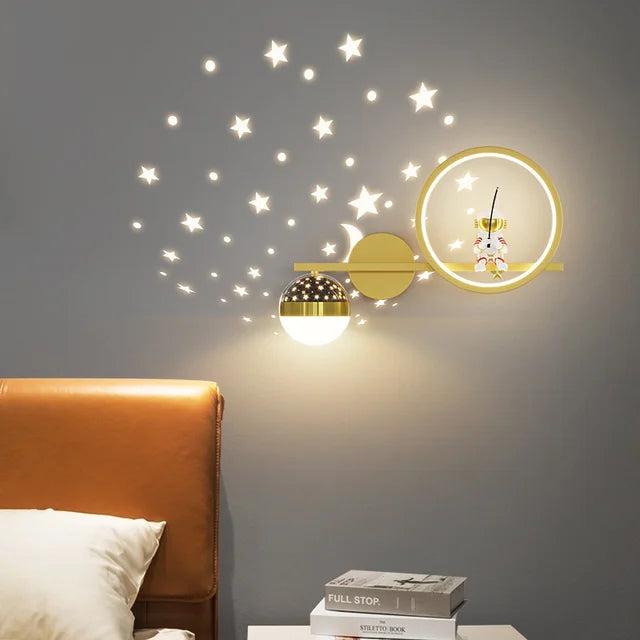 TwinkleLux - Sfeervolle Wandlamp voor de Kleintjes
