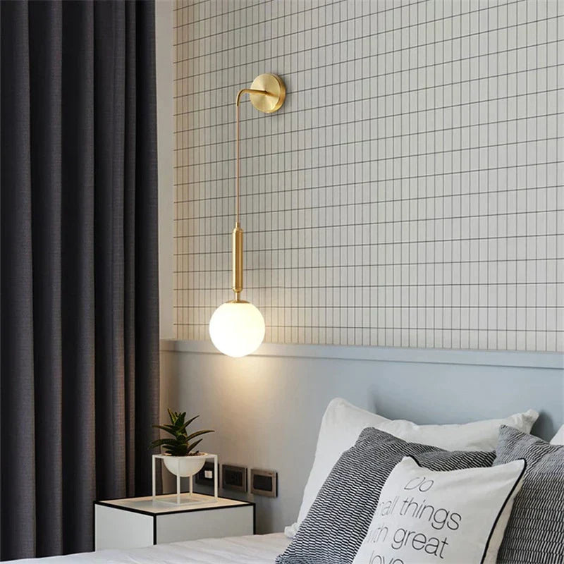Wandlamp Glas Transparant Moderne Verlichting Sierlijk