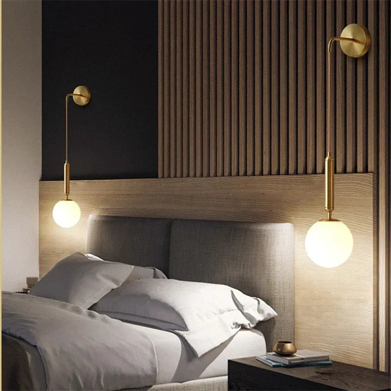 Wandlamp Glas Transparant Moderne Verlichting Sierlijk