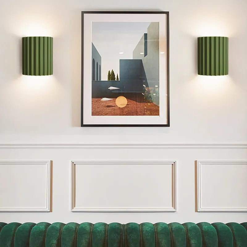 Moderne Halve-Cirkel Hars Wandlamp Voor Woonkamer met Warm Licht