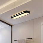 Moderne Nordic Minimalistische Lange LED Dimbare Plafondverlichting voor Woonkamer en Eetkamer
