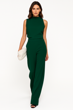 Mouwloze jumpsuit 0