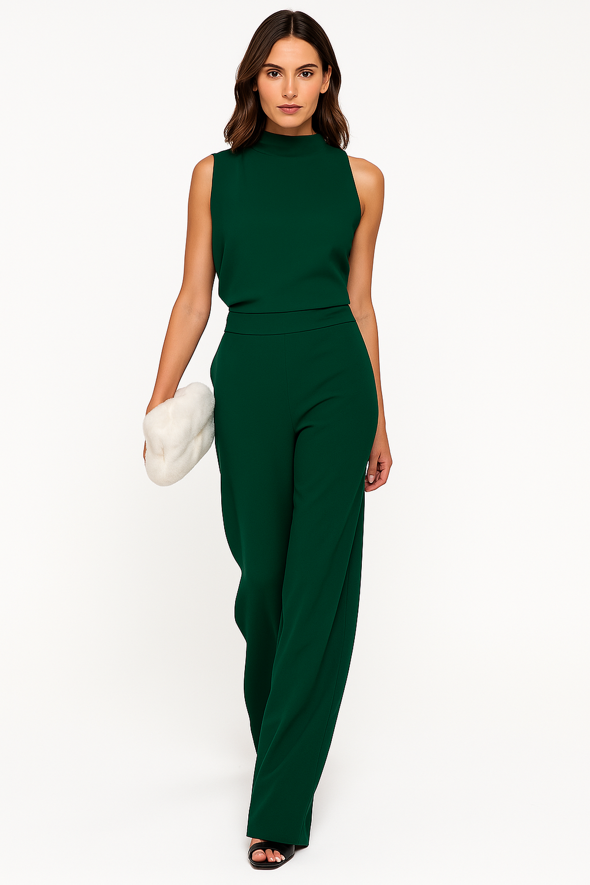 Mouwloze jumpsuit 0