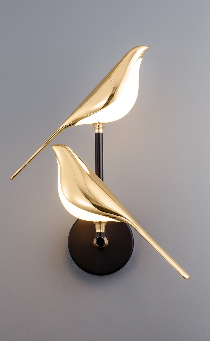 Variant image for 2 Vogel wandlampen