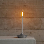 Giavi Kaarslicht Dimbare Oplaadbare Aluminium Sfeerlamp Met Warm Licht En Lange Batterijduur Voor Interieurdecoratie