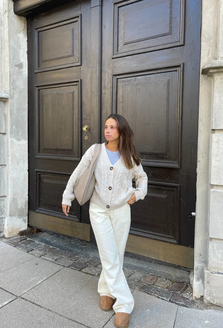 Serene - Trendy gevlochten handtas