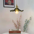 Hanglamp Glas Met Bloemrijke Ontwerp Led Pendelarmatuur