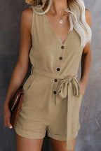 Nina - Stijlvolle Korte Jumpsuit met Zakken 2