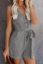 Nina - Stijlvolle Korte Jumpsuit met Zakken 3