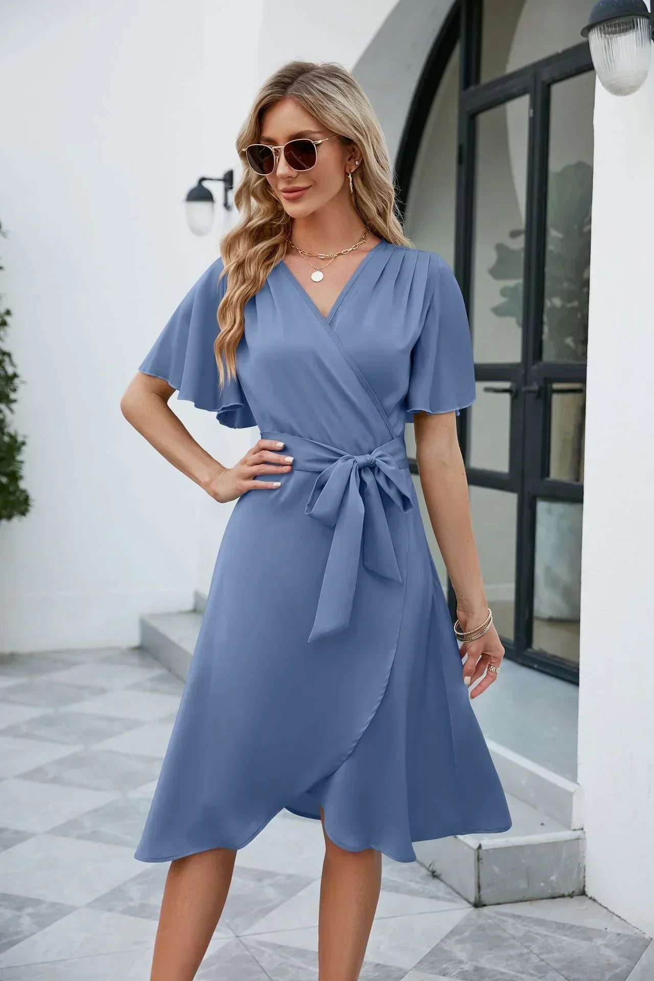 Noé - Elegante Wikkeljurk 0