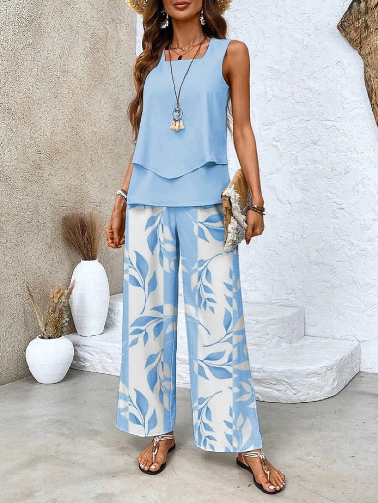 Nora - Elegante 2-delige zomerset 0