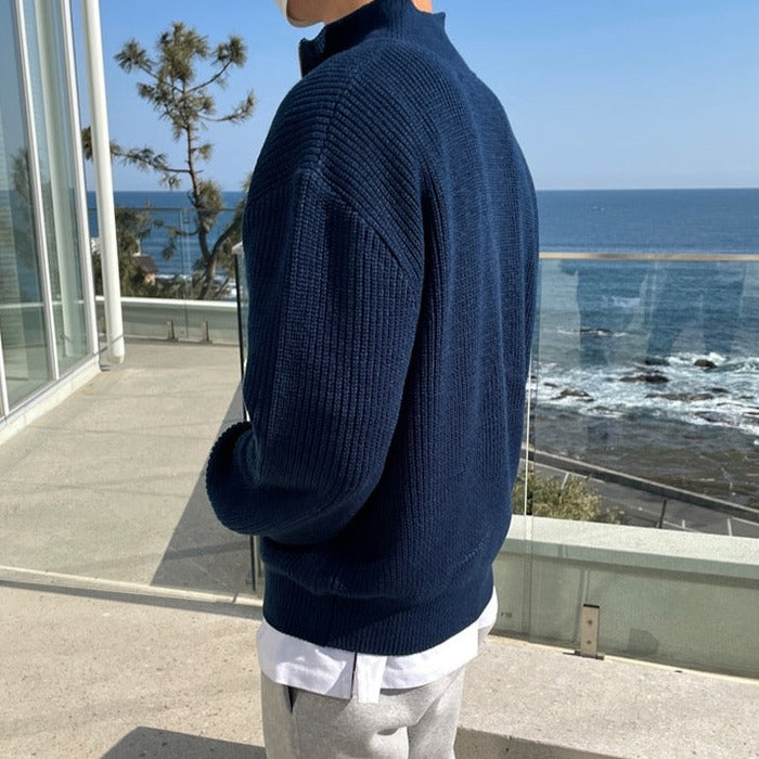 Llonga - Nordic Half-Zip Sweater