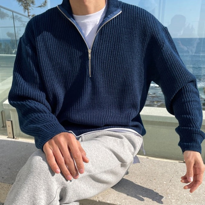 Llonga - Nordic Half-Zip Sweater