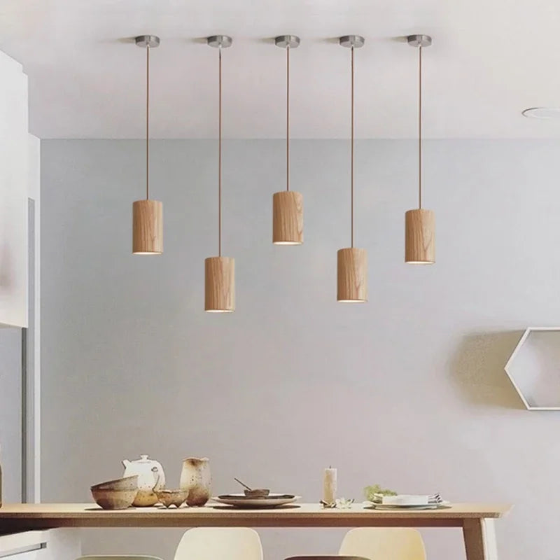 NordicGlow - Scandinavische Houten Hanglamp-2