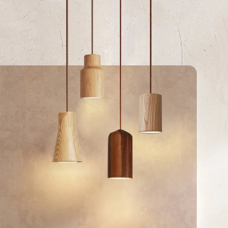 NordicGlow - Scandinavische Houten Hanglamp-5