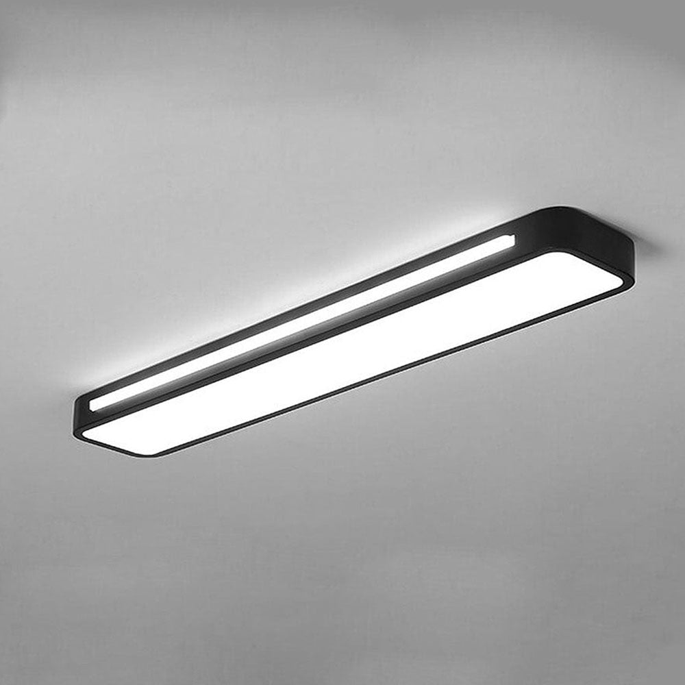 Moderne Nordic Minimalistische Lange LED Dimbare Plafondverlichting voor Woonkamer en Eetkamer