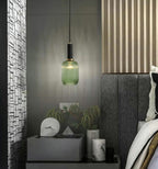 Nordic gecanneleerde glazen hanglampen