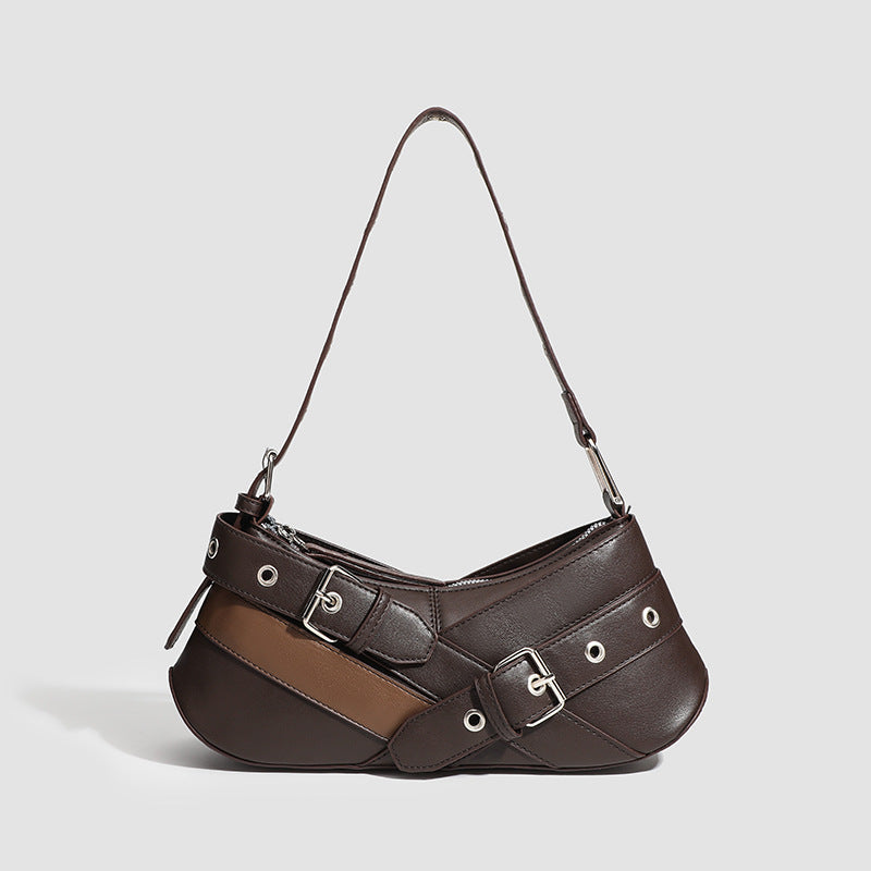 Kylie Buckle-Strap Schoudertas