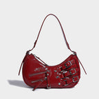 Kaida Buckle Hobo Halve Maan Tas