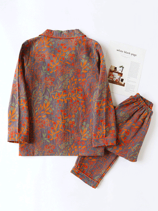 Luna Elegante Bloemenprint Pyjama Set