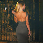 Zoete Fantasie Rugloze Maxi Jurk