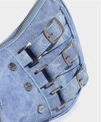Kaida Buckle Hobo Halve Maan Tas