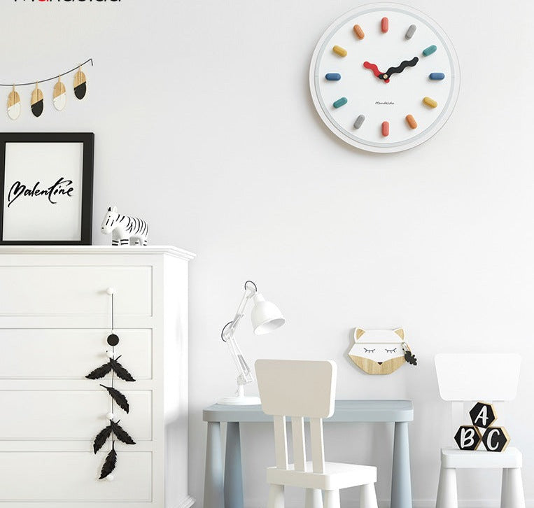 3D Nordic Silent Wandklok – Milieuvriendelijk eigentijds ontwerp voor woonkamers