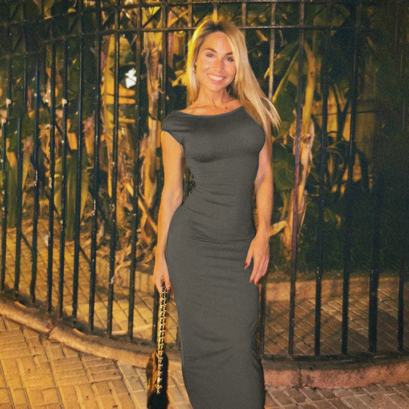 Zoete Fantasie Rugloze Maxi Jurk