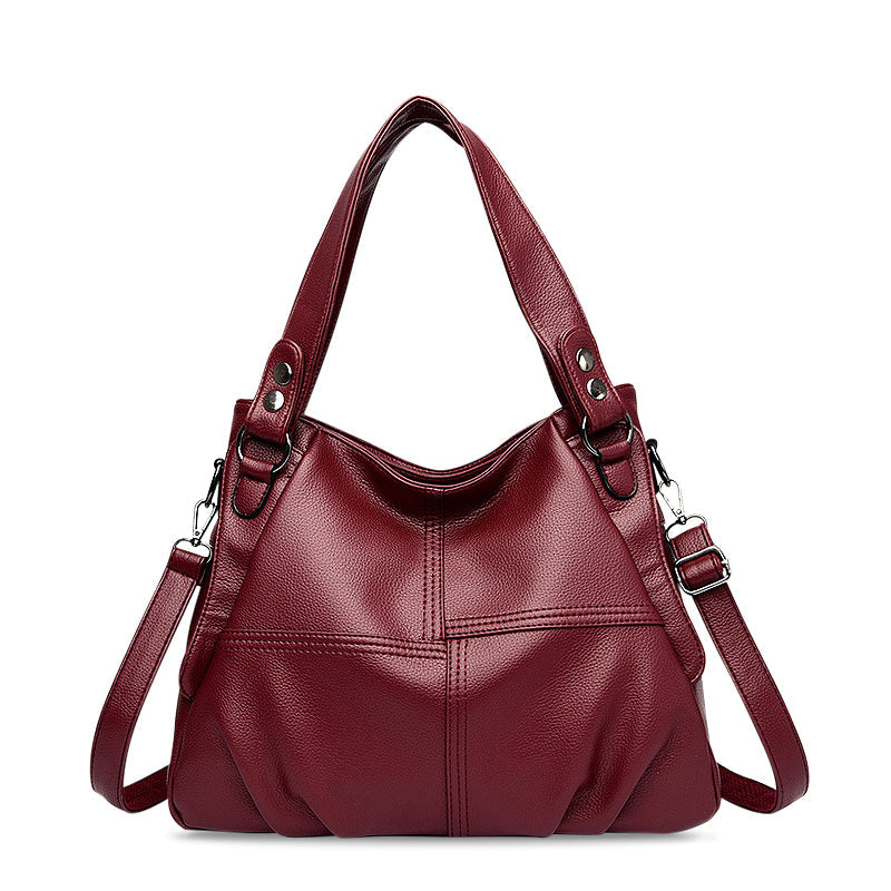 De Jennifer Handtas Vegan Leer Met Afneembare Strap En Zwart Hardware