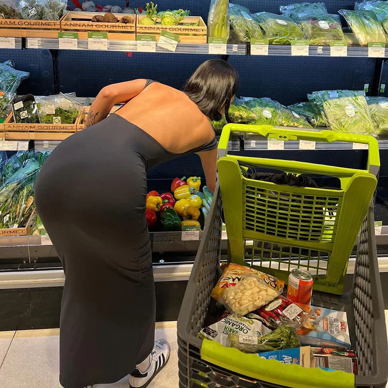 Zoete Fantasie Rugloze Maxi Jurk