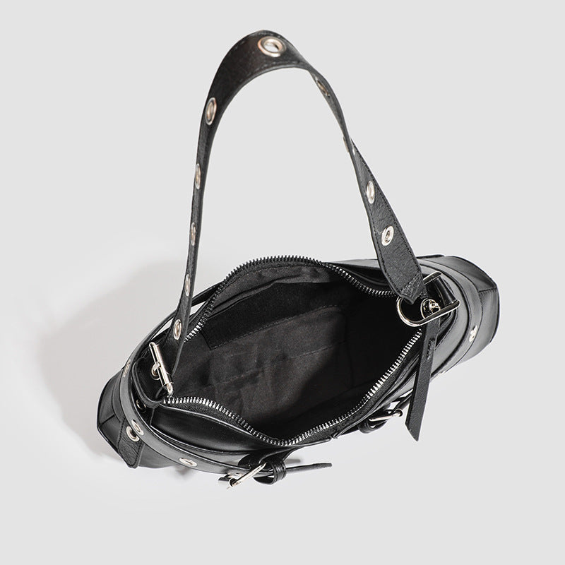 Kylie Buckle-Strap Schoudertas