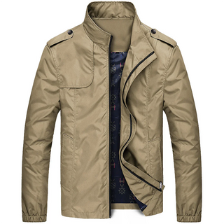 Sivo Zomerjas voor Heren Lichtgewicht Ademend Waterafstotend Perfect voor Casual Looks