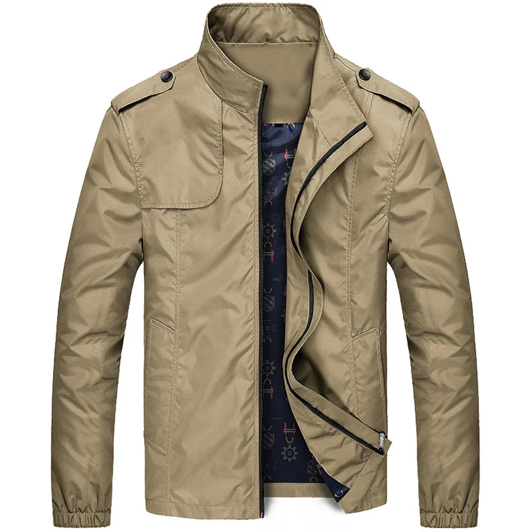 Sivo Zomerjas voor Heren Lichtgewicht Ademend Waterafstotend Perfect voor Casual Looks