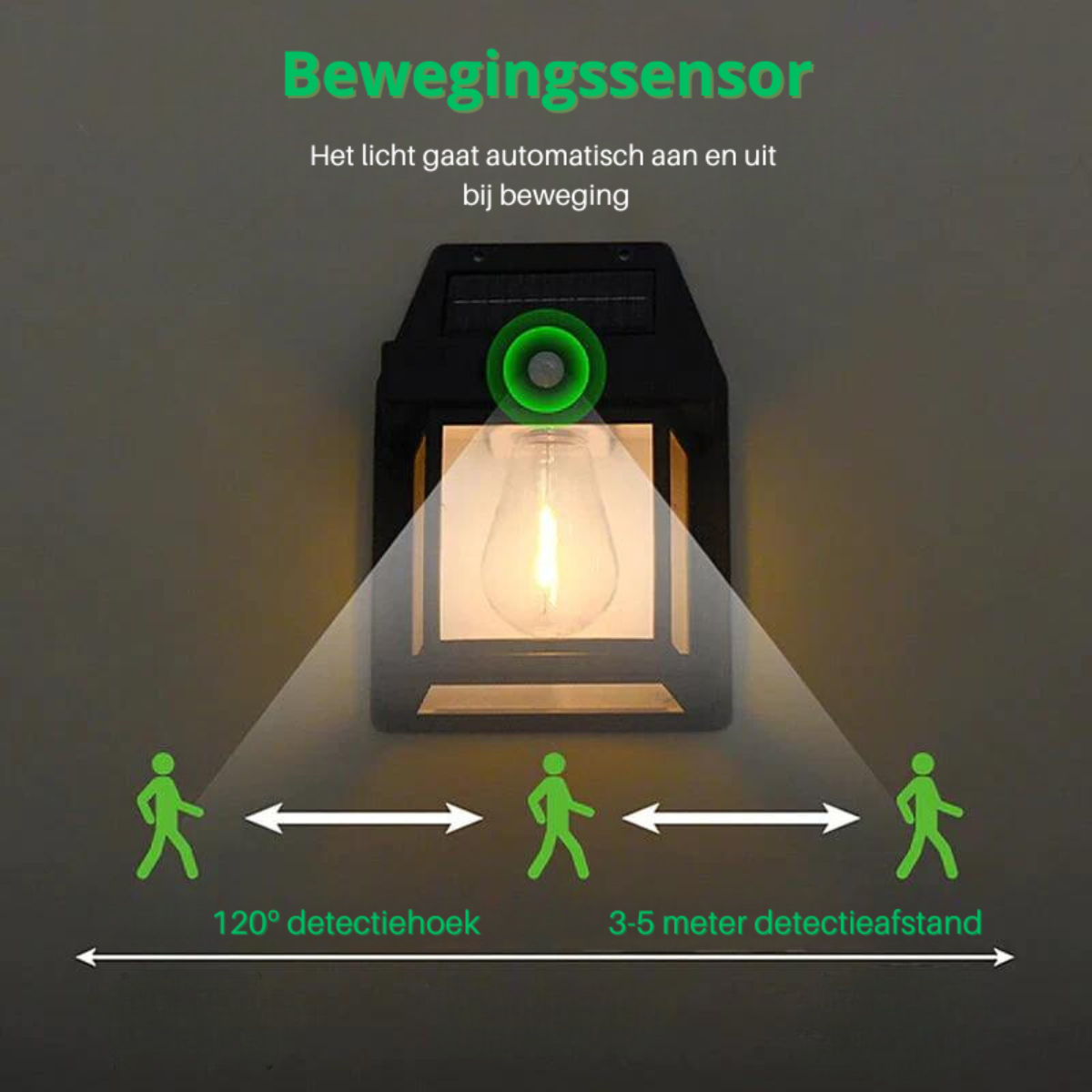 SolarShine I LED wandlamp tuinverlichting