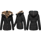 Winterjack Dames Slimfit Zacht Bontfutter Warm Comfort - Winterjas Dames