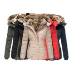 Winterjack Dames Slimfit Zacht Bontfutter Warm Comfort - Winterjas Dames
