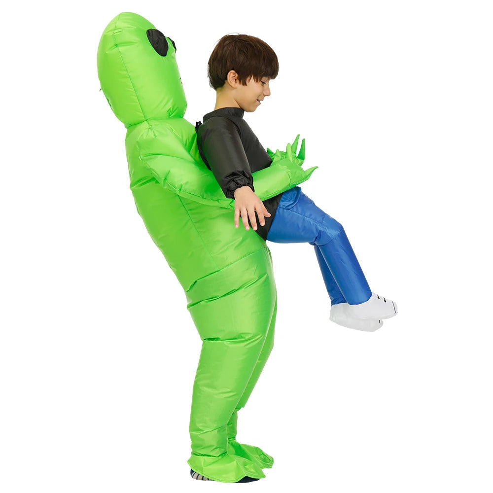 Opblaasbaar Kostuum Alien Voor Volwassenen En Kinderen 4