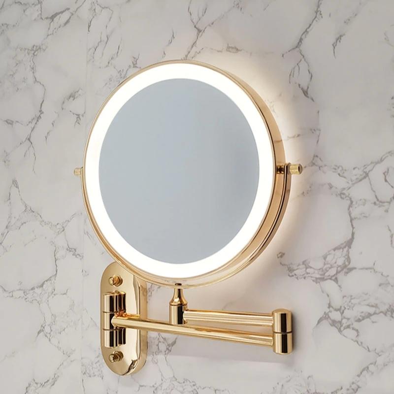Oplaadbare LED Make-up Spiegel met 360° Rotatie