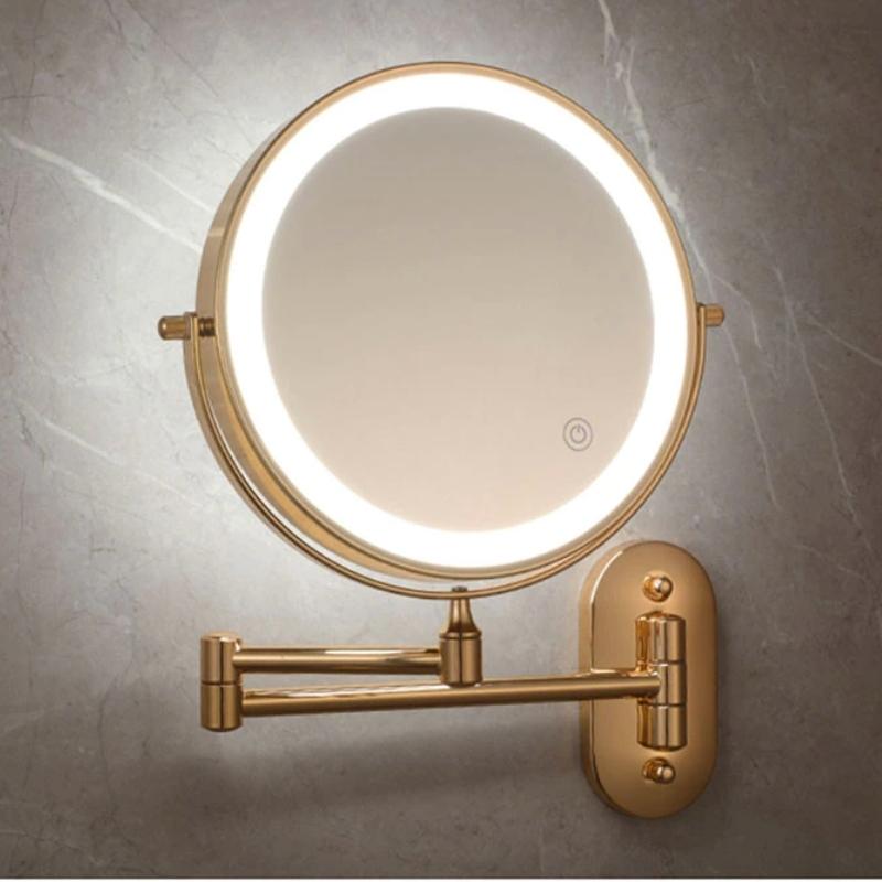 Oplaadbare LED Make-up Spiegel met 360° Rotatie